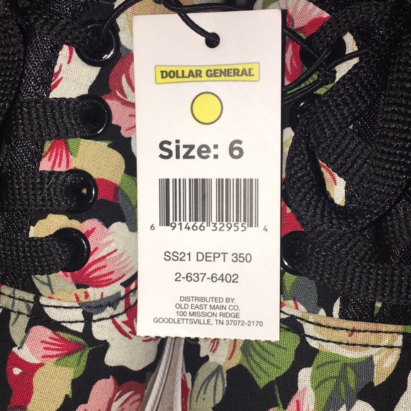 Floral Canvas Shoes - Picture 4 of 4